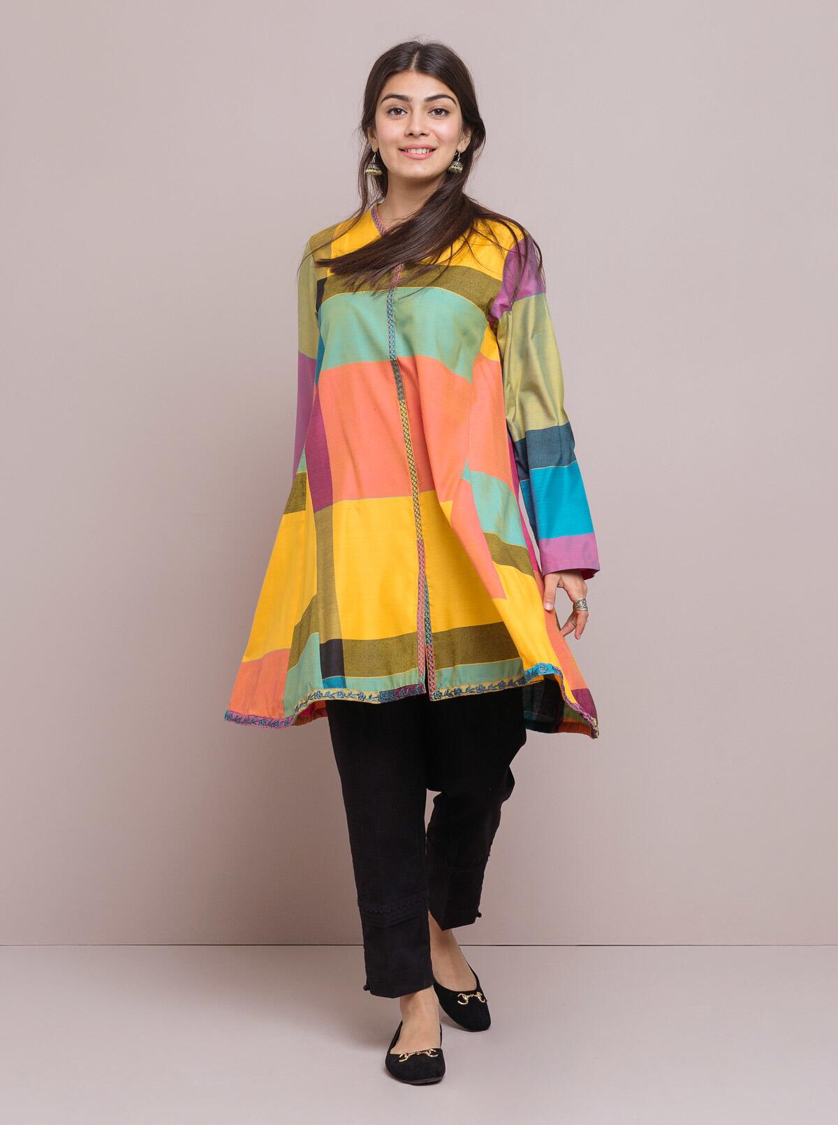 AJVF-03 EMBROIDERED NET 3 PCS