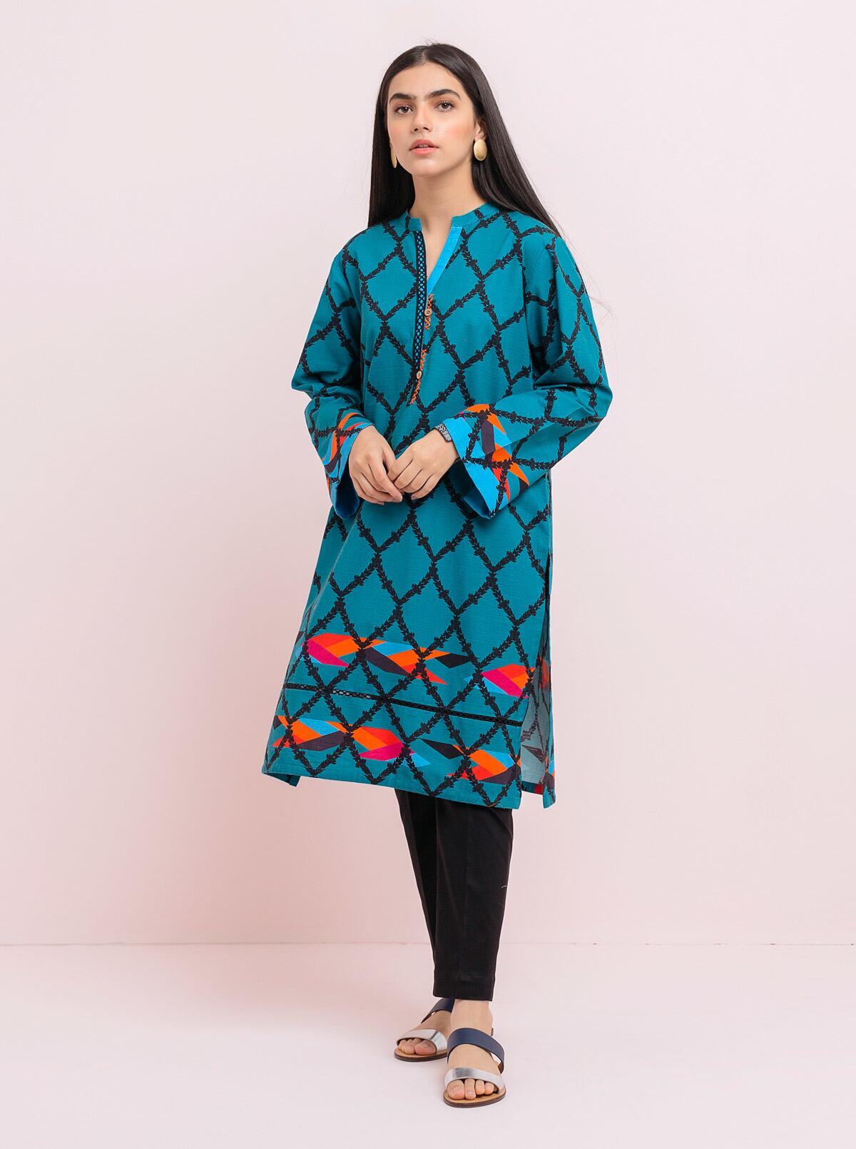 AJCN-05 UNSTITCHED Signature Embroidered