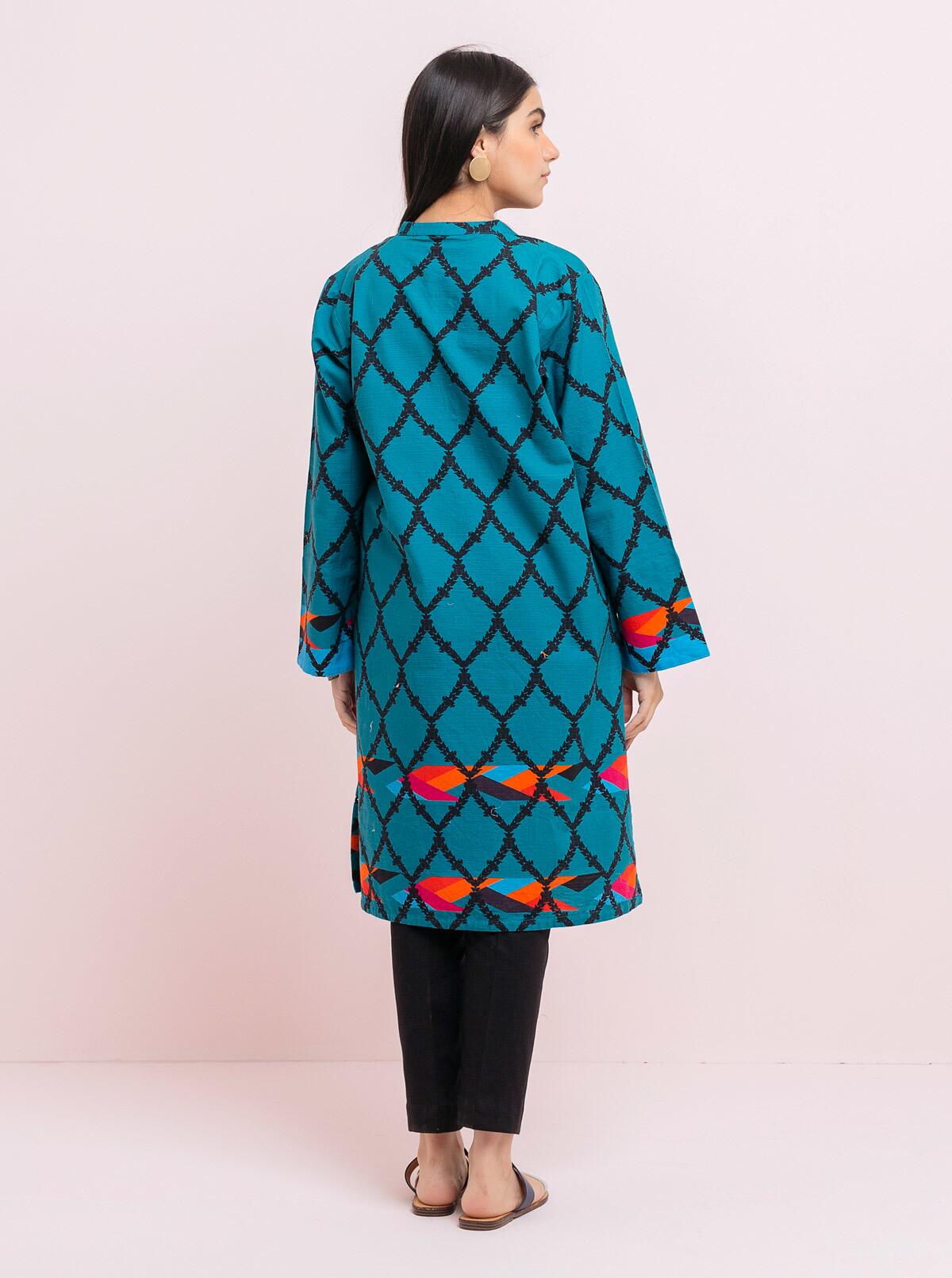 AJCN-05 UNSTITCHED Signature Embroidered