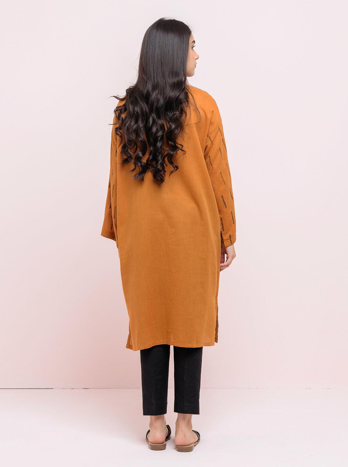 DA-1630 BLUE EMBROIDERED KURTA