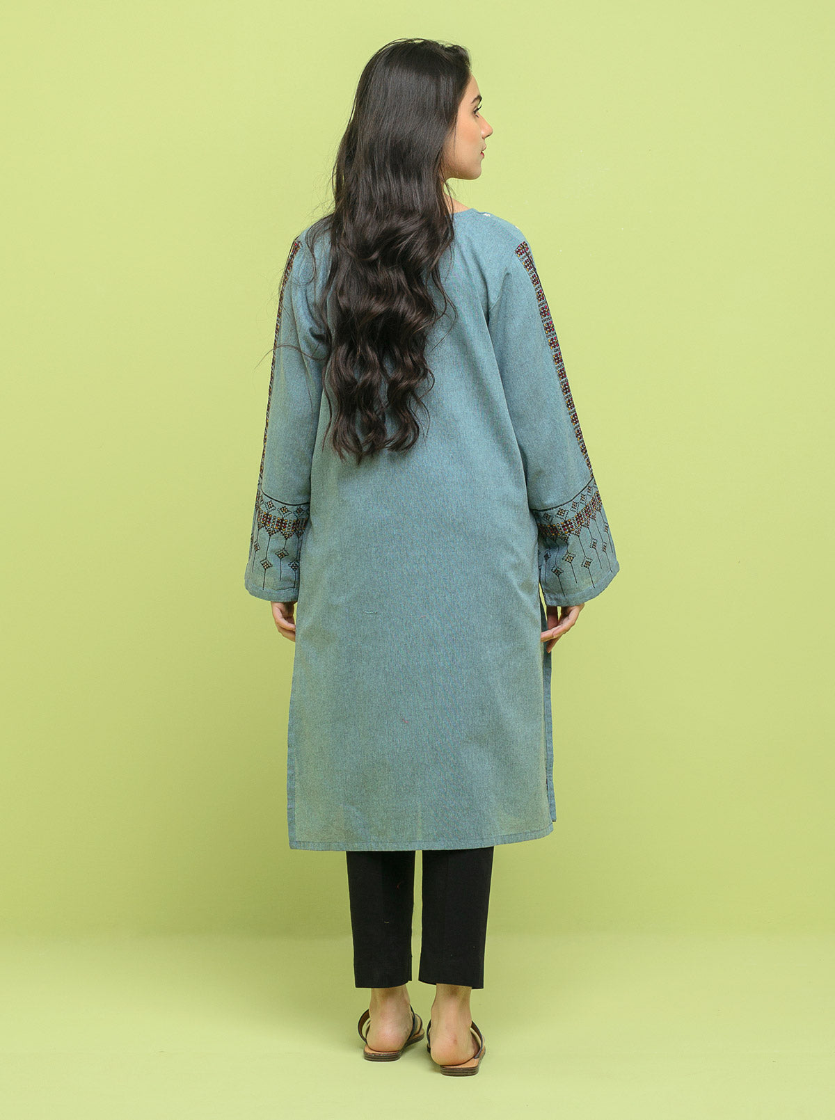EMBROIDERED CHIFFON UF-4367