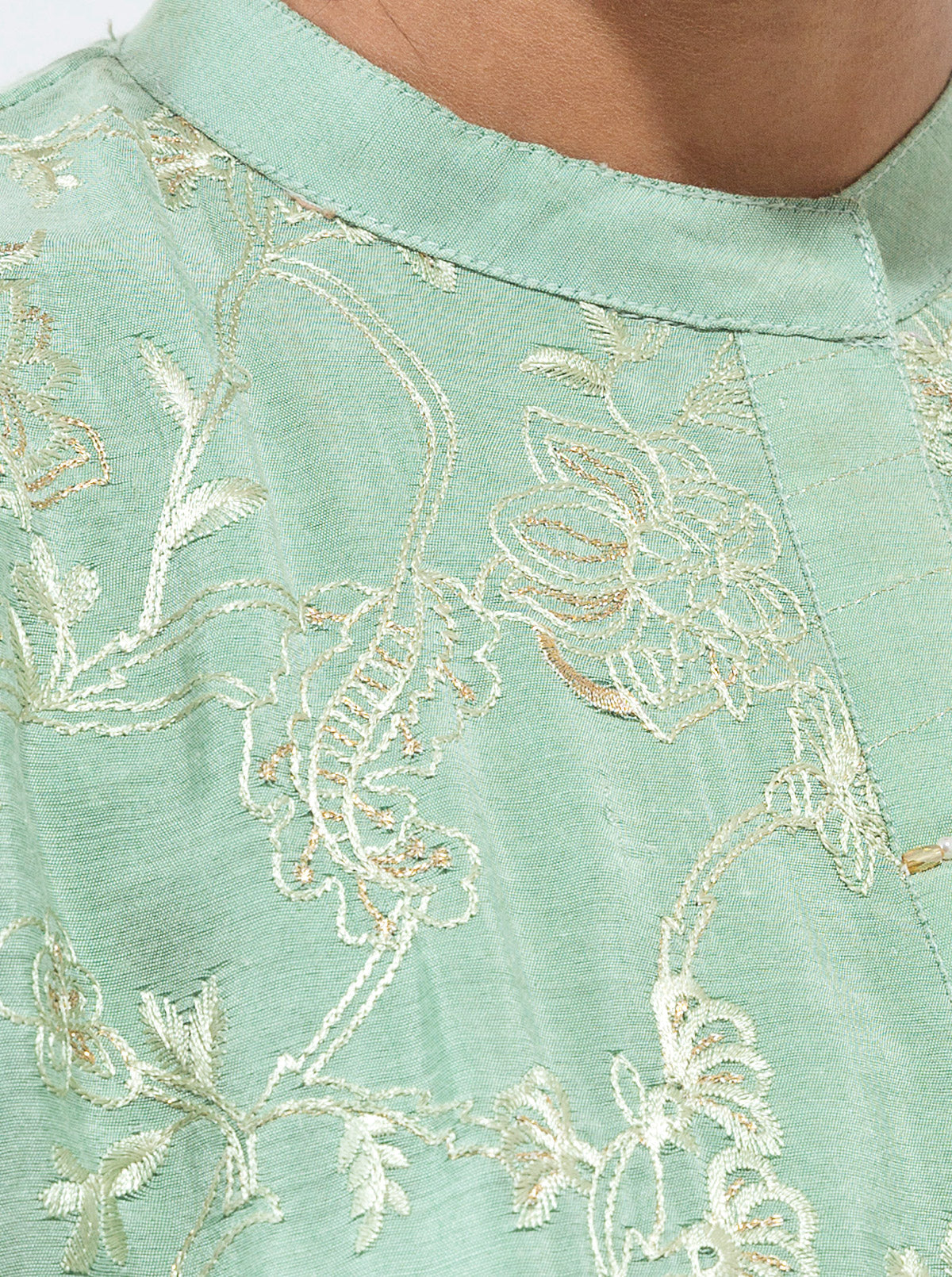 2 Piece Embroidered Paper Cotton Suit (Luxury Pret)