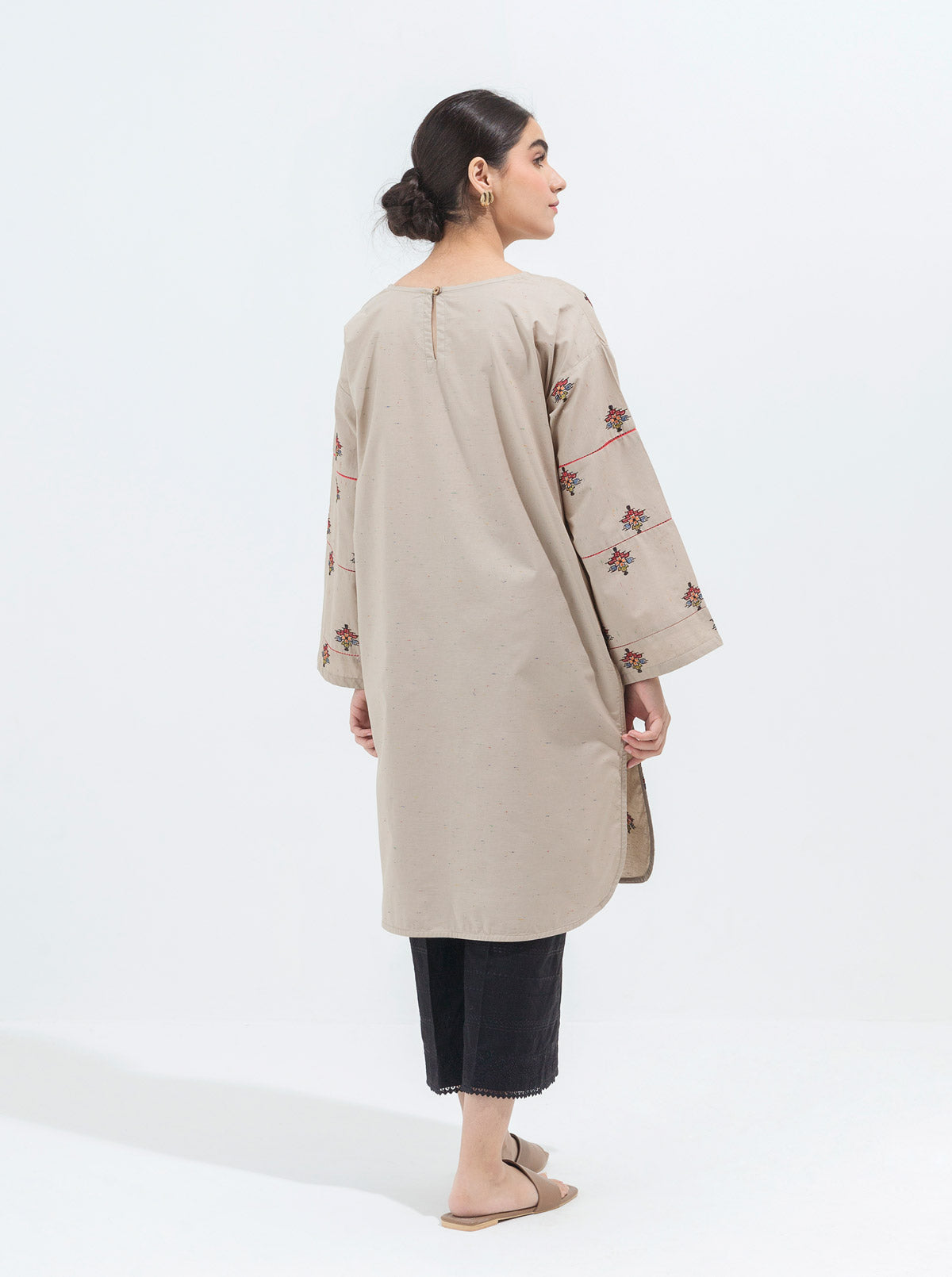 Embroidered Dupatta (as Shown)