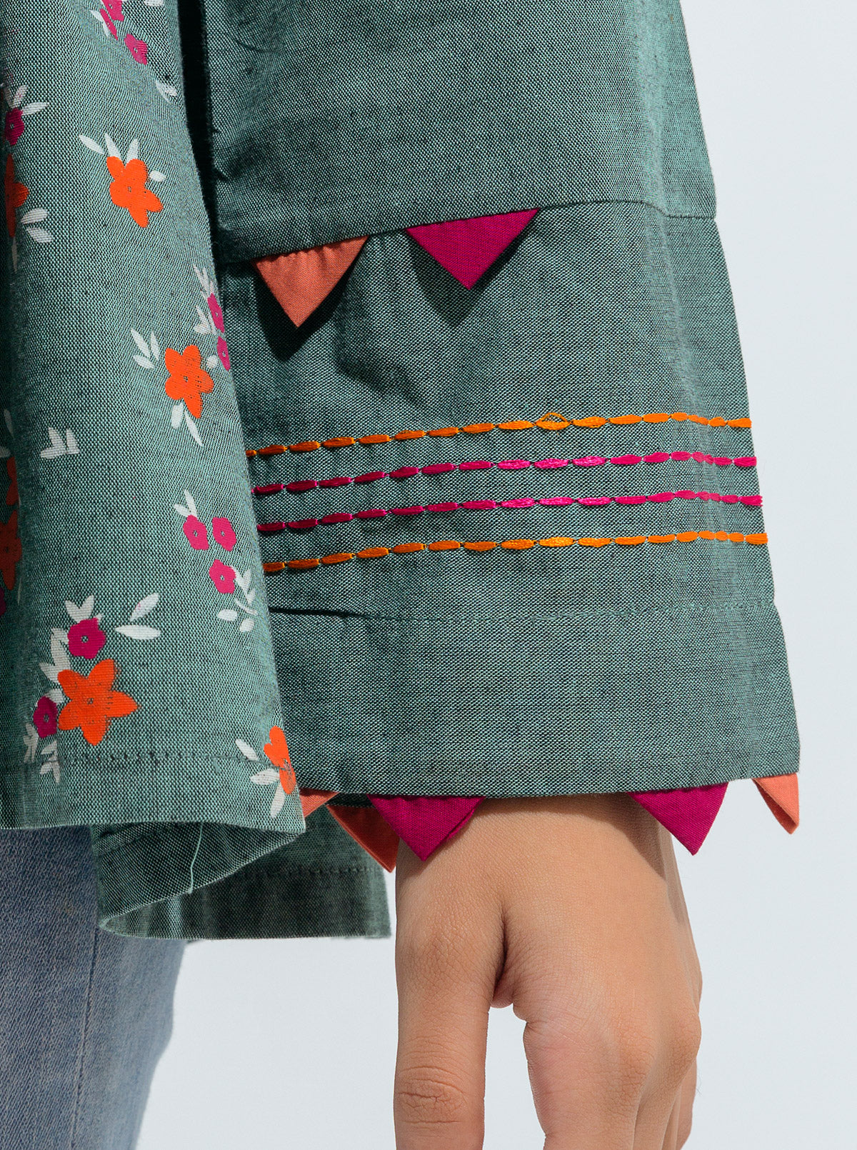 Block Printed Peplum