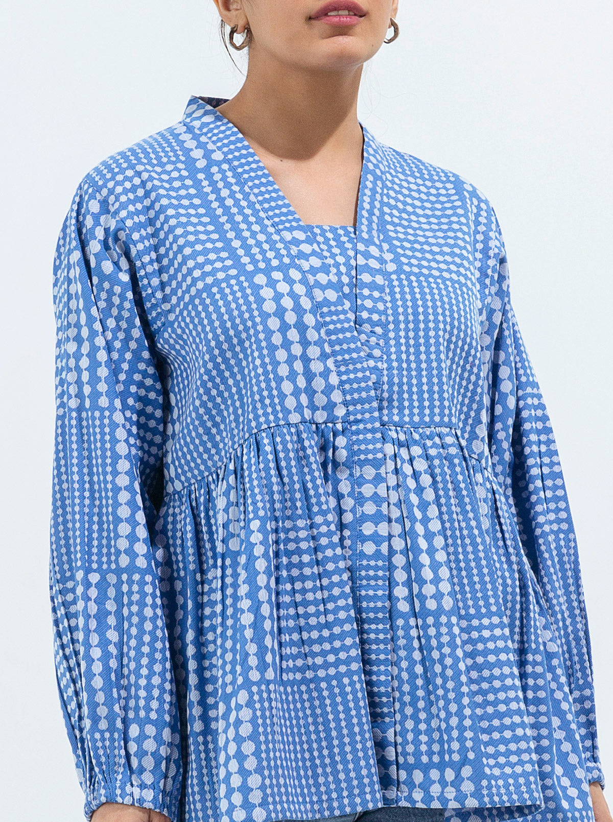 Gathered Peplum
