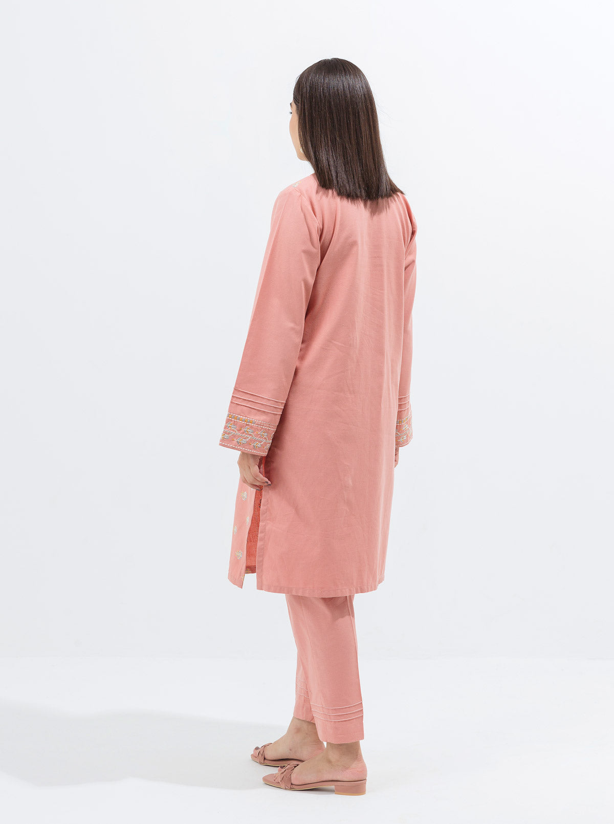 Embroidered Shirt With Pant