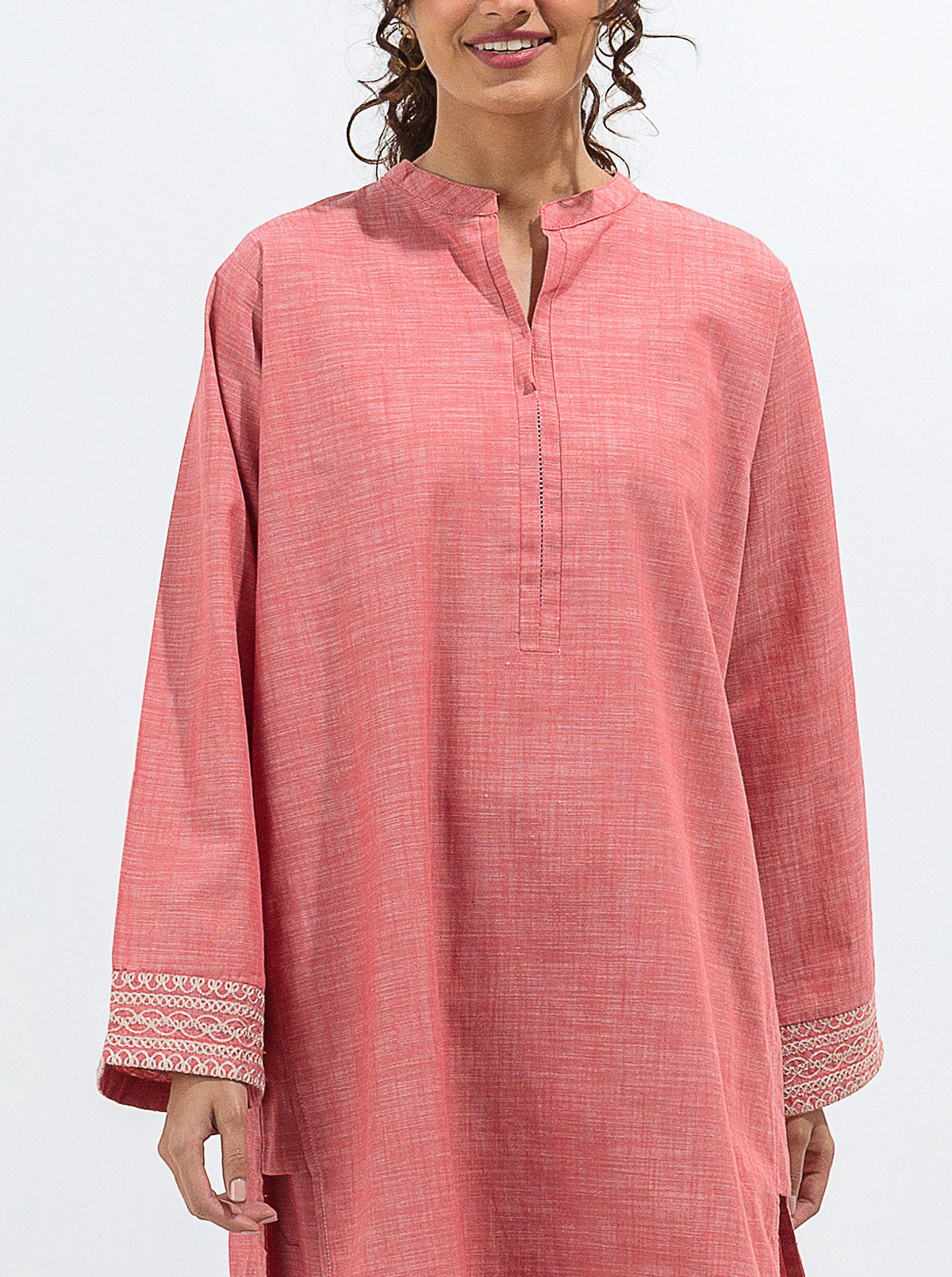 Embroidered Shirt With Pant
