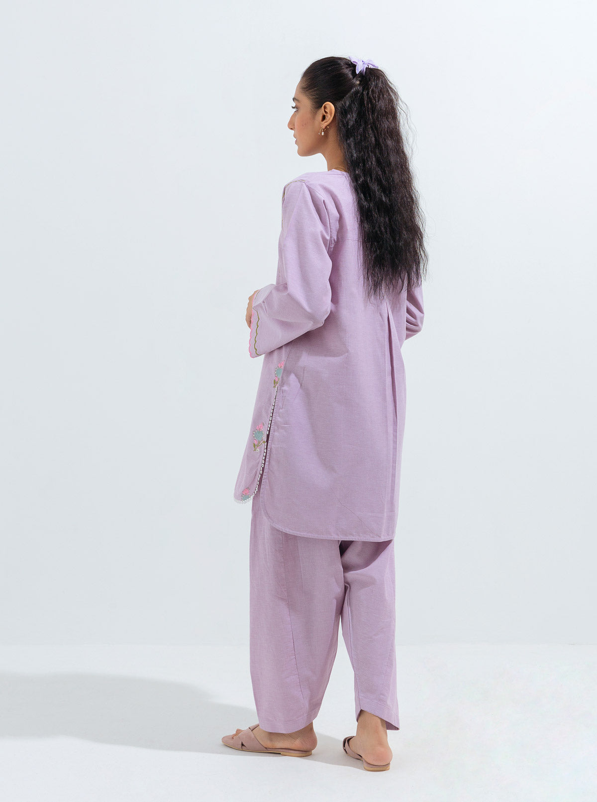 Embroidered Shirt With Shalwar