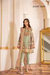 EMBROIDERED NET CH07-01 UNSTITCHED