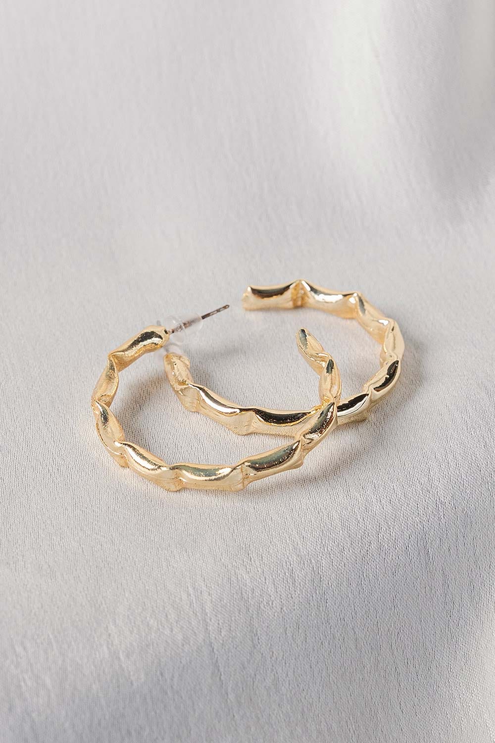 C Hoop Earrings