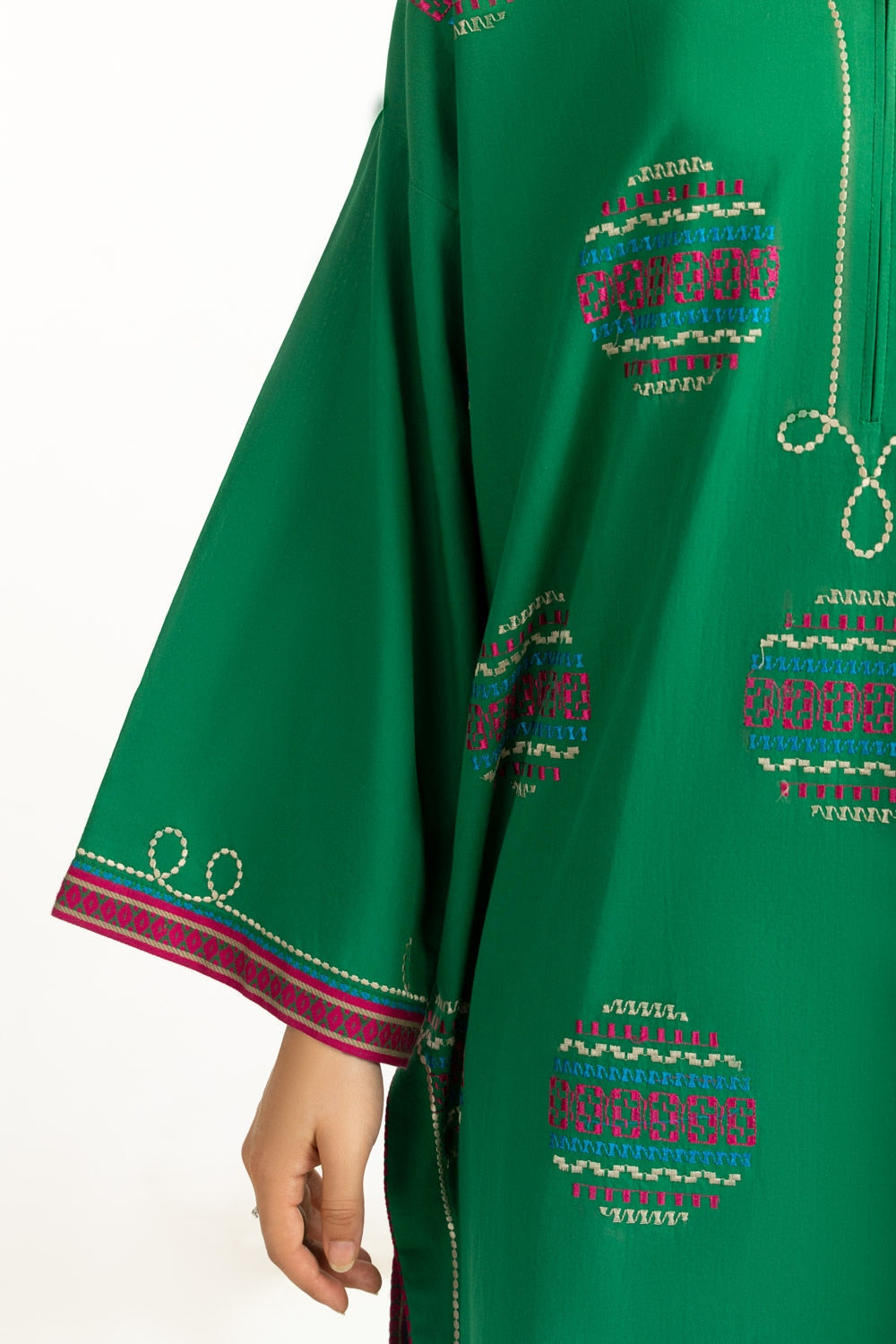Cambric Embroidered Shirt And Trouser