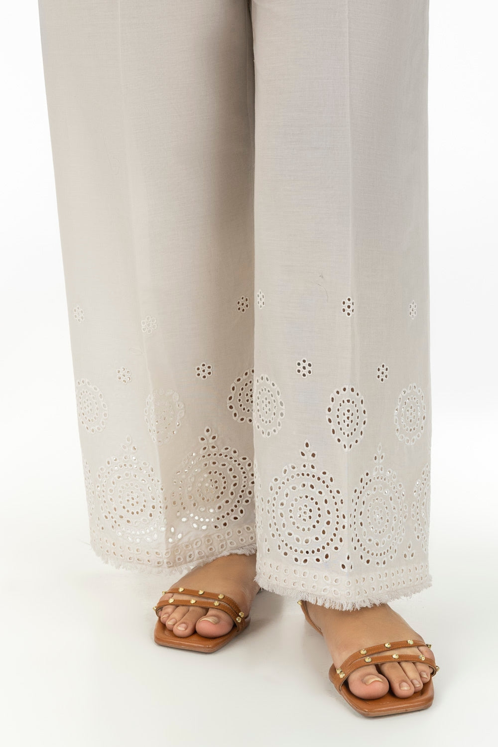 Cambric Embroidered Trouser