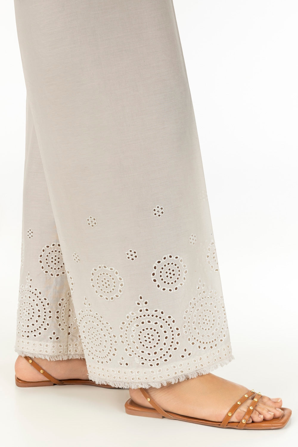 Cambric Embroidered Trouser