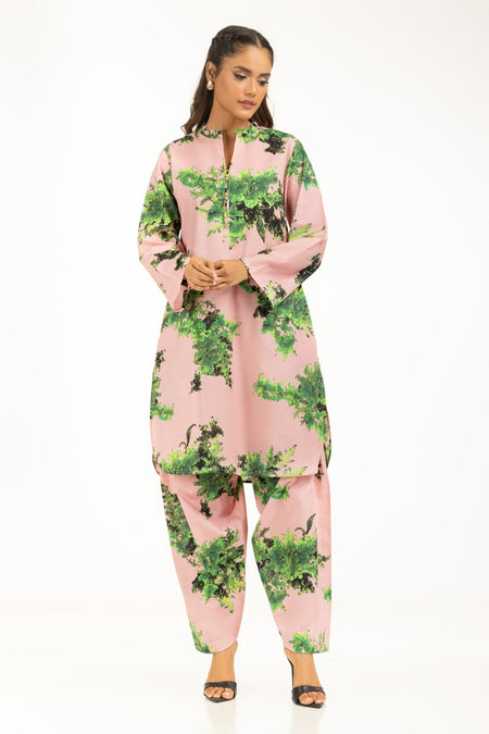 Cambric Printed Co-Ord Set - W-AP-25-436372