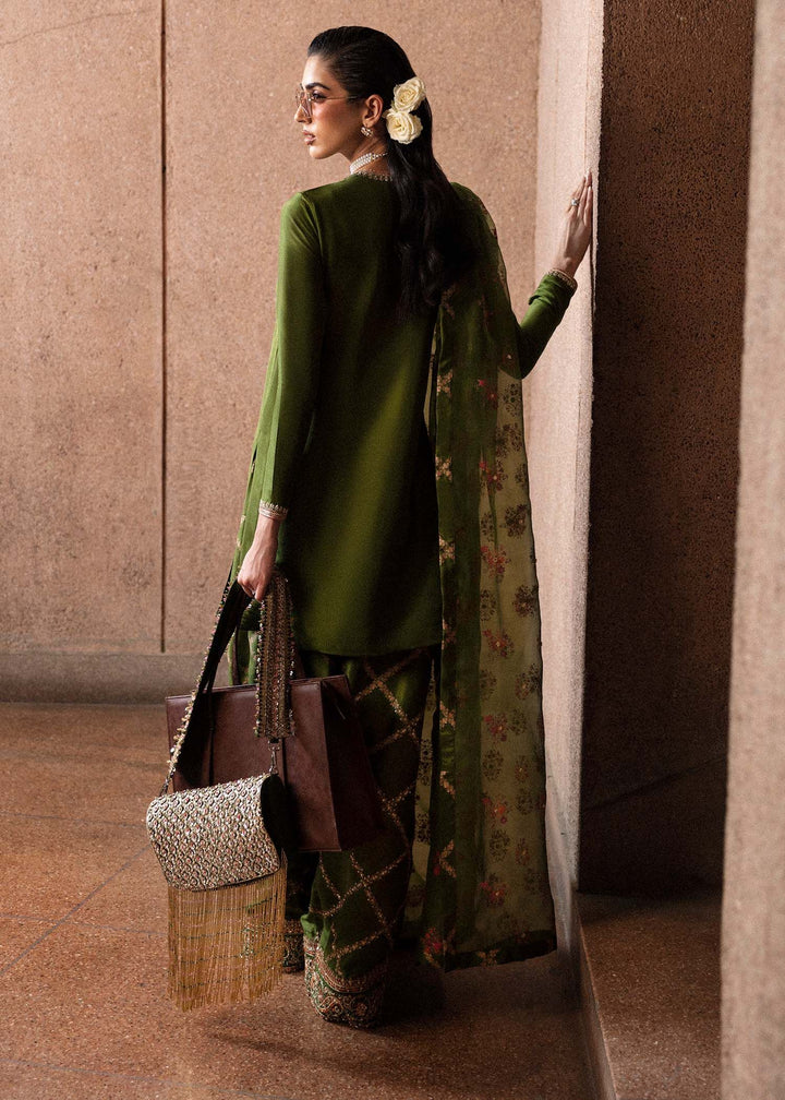 Green Merlot Style — Mairaz Olive Three-Piece Suit