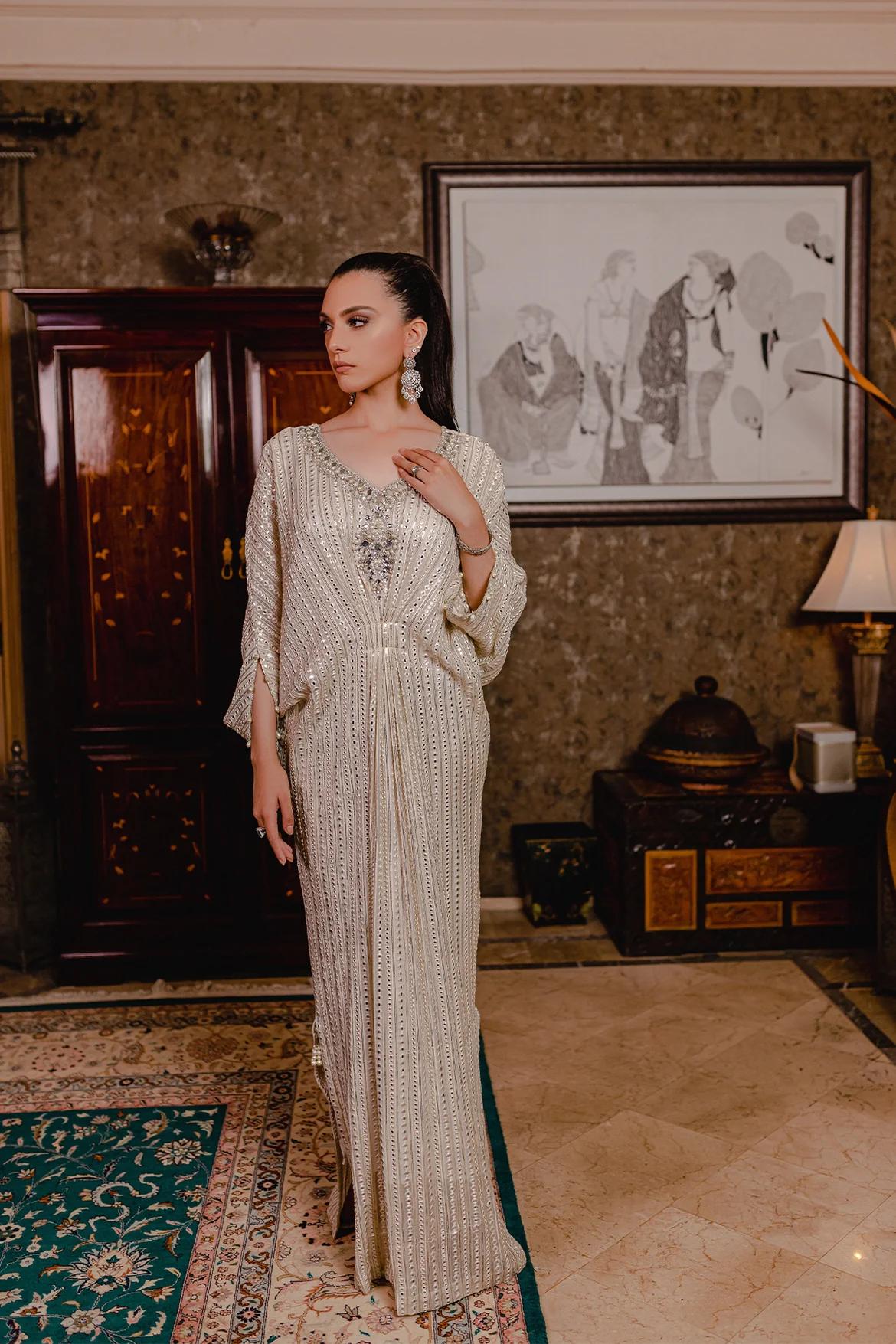 Chandi Regalia Kaftan by Alizay Saad