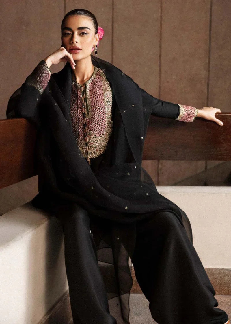 Char Style — Mairaz Black Three-Piece Suit
