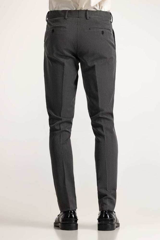 Charcoal Basic Dress Pant