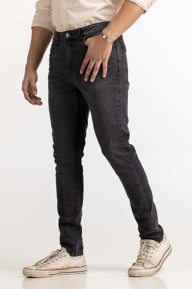 Charcoal Basic Jeans