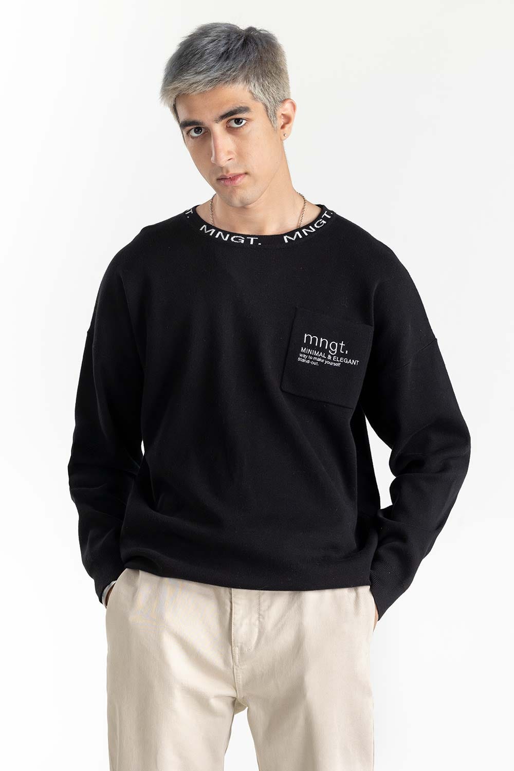 Chest Pocket Sweater
