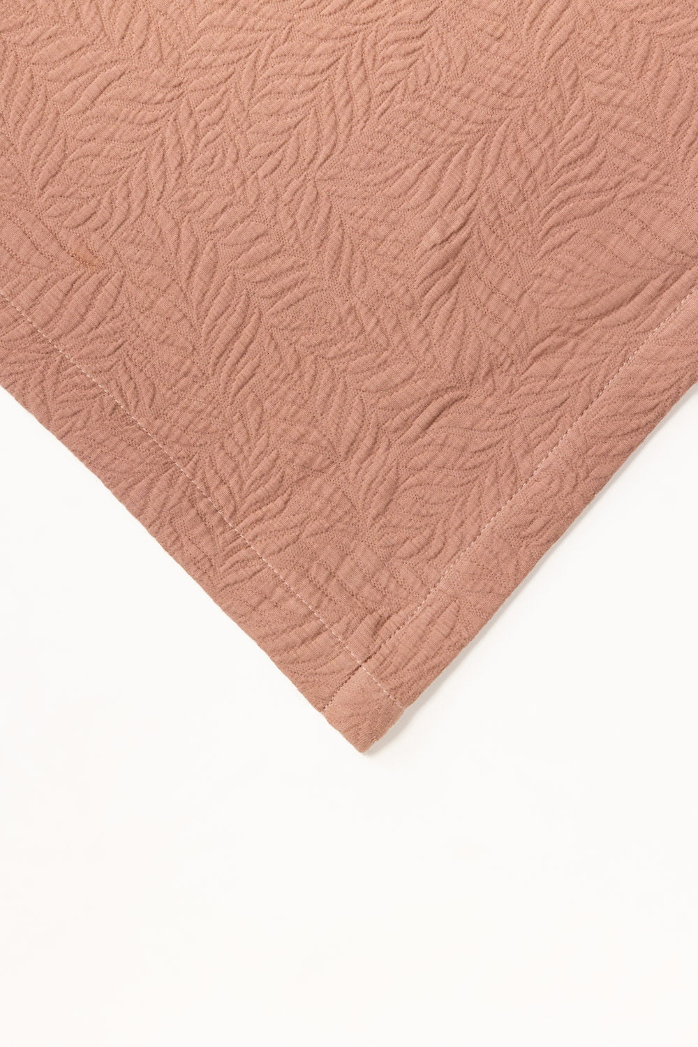 Cinnamon Matelasse Blanket