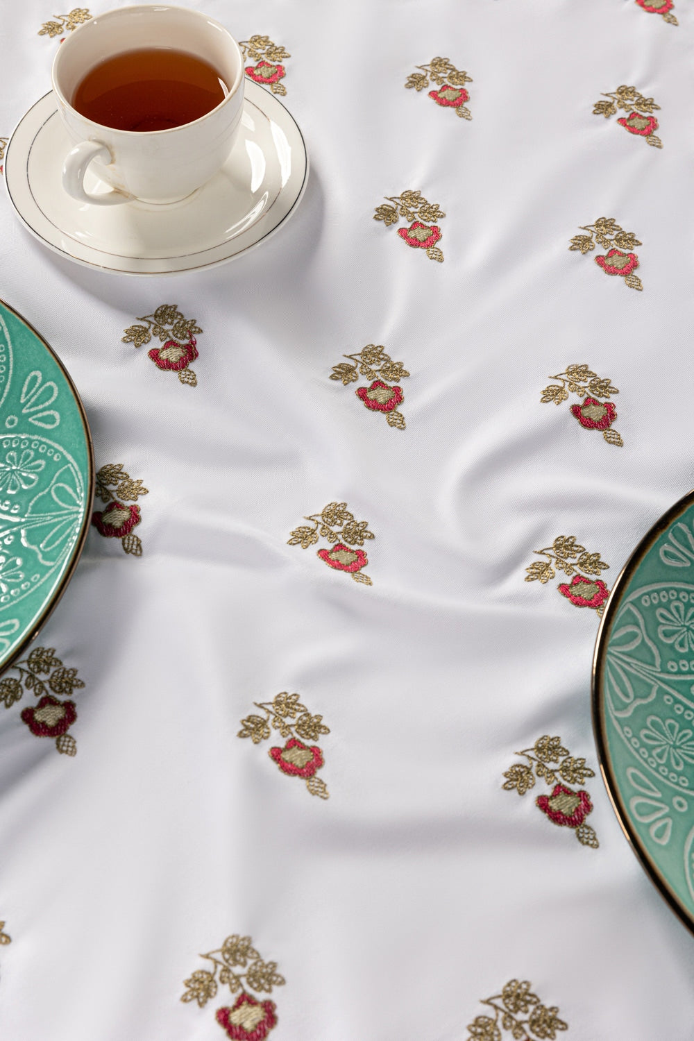Classic Embroidered Table Cover