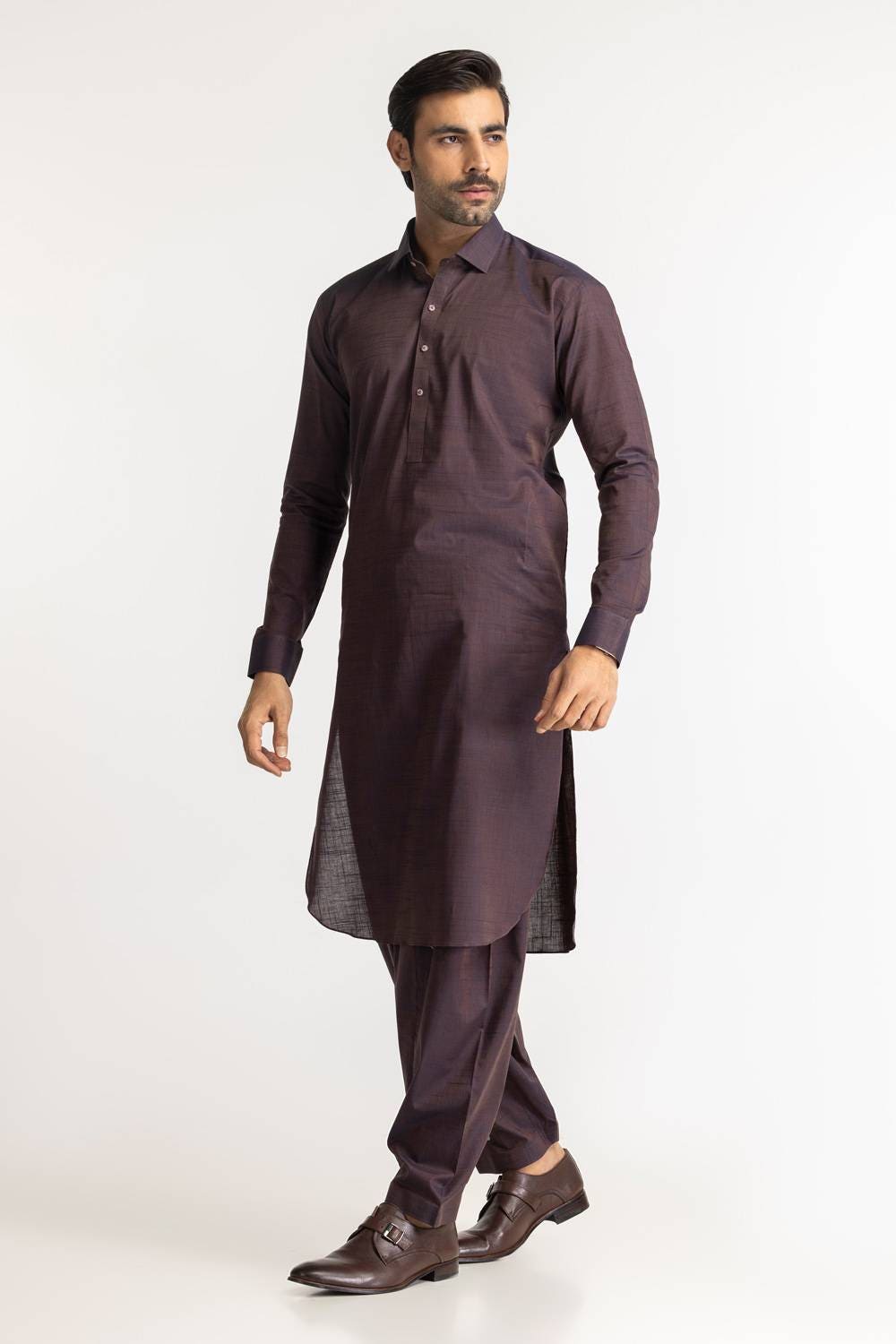Concept Slub Unstitched Fabric Cotton-Lf