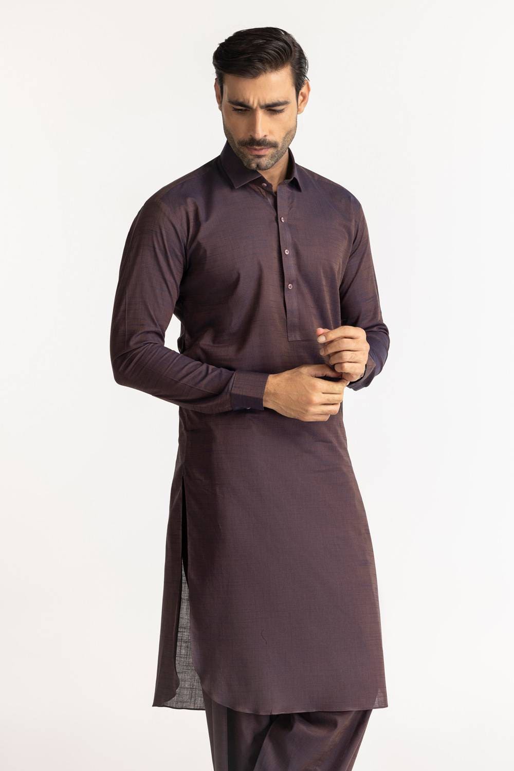 Concept Slub Unstitched Fabric Cotton-Lf