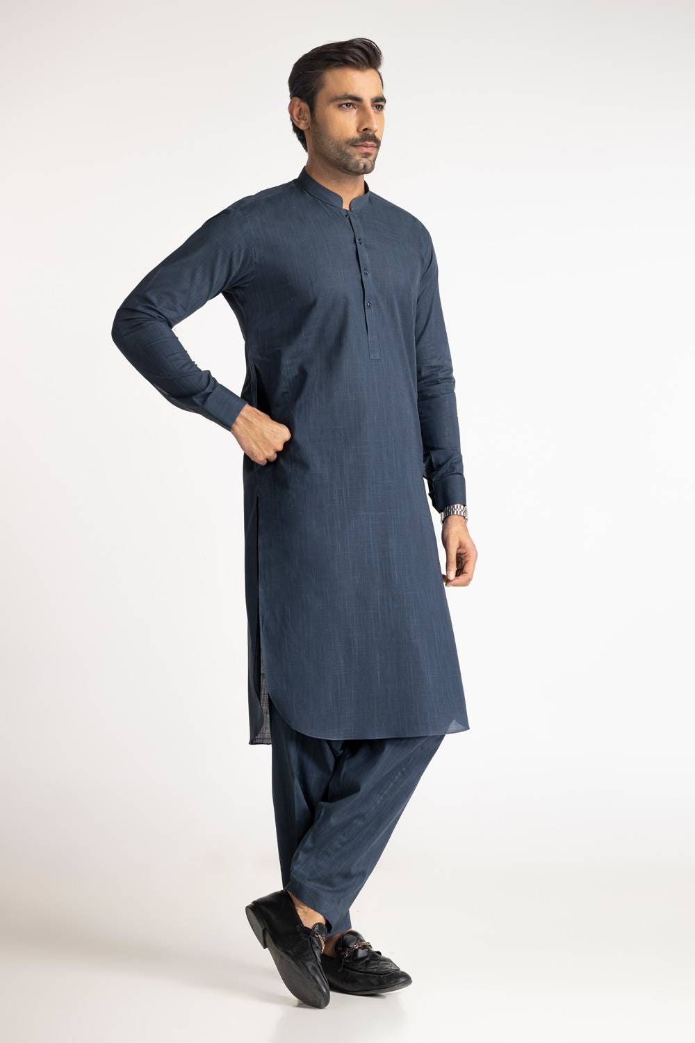 Concept Slub Unstitched Fabric Cotton-Lf