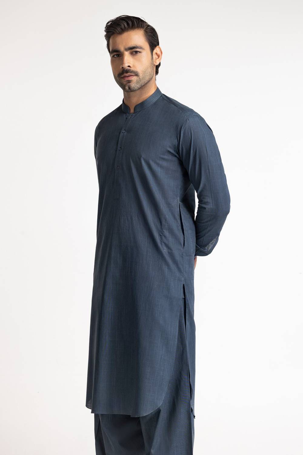 Concept Slub Unstitched Fabric Cotton-Lf