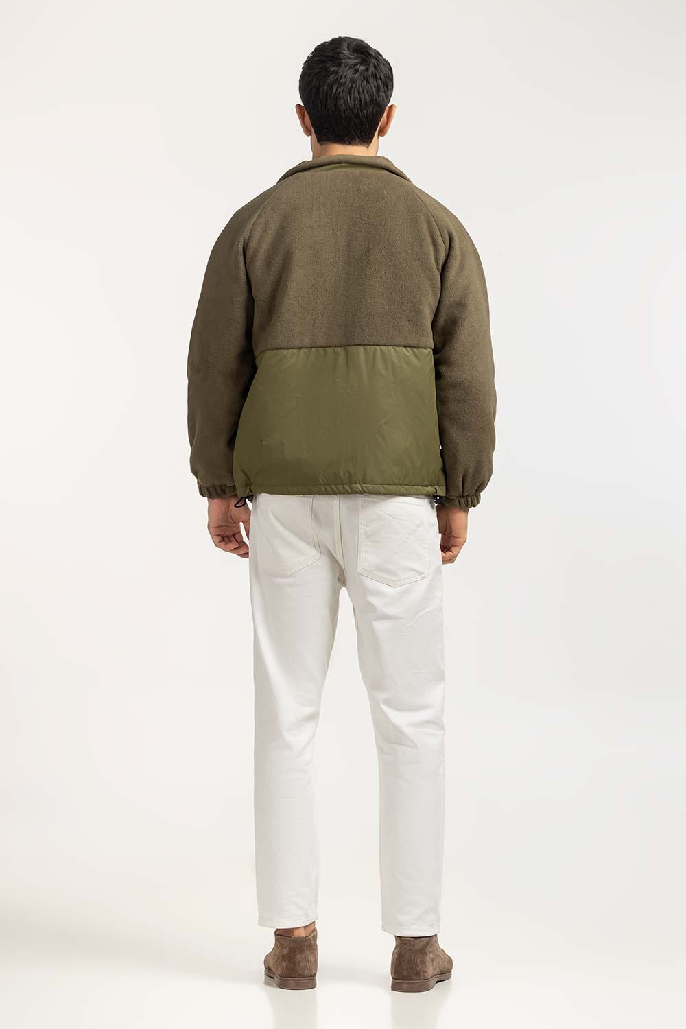 Contrast Polar Fleeve Jacket