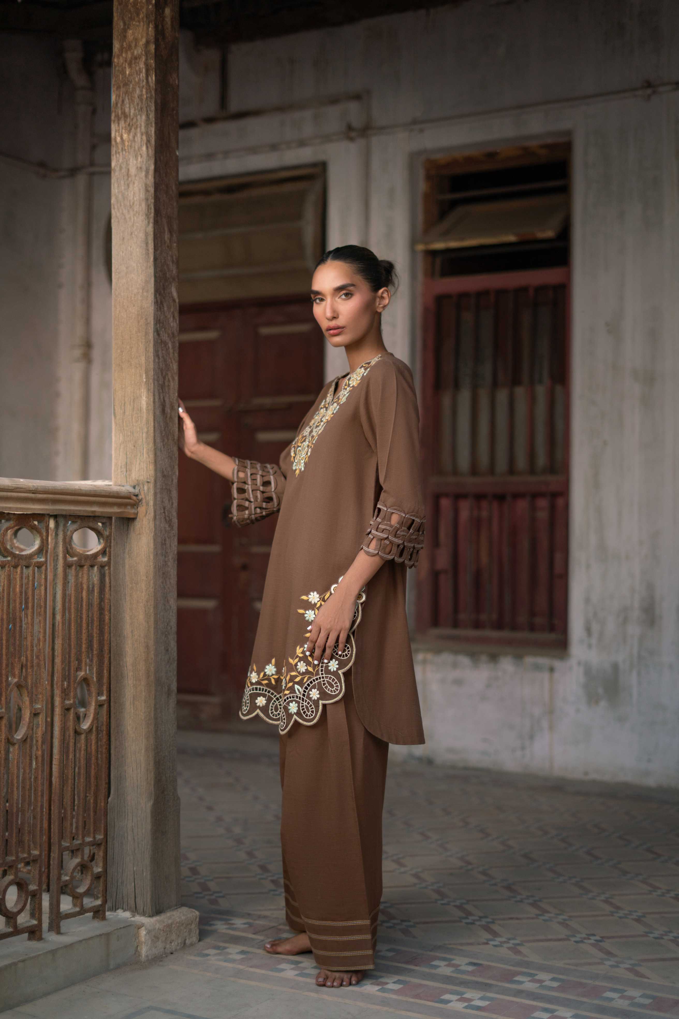 Copper Brown Matching Set