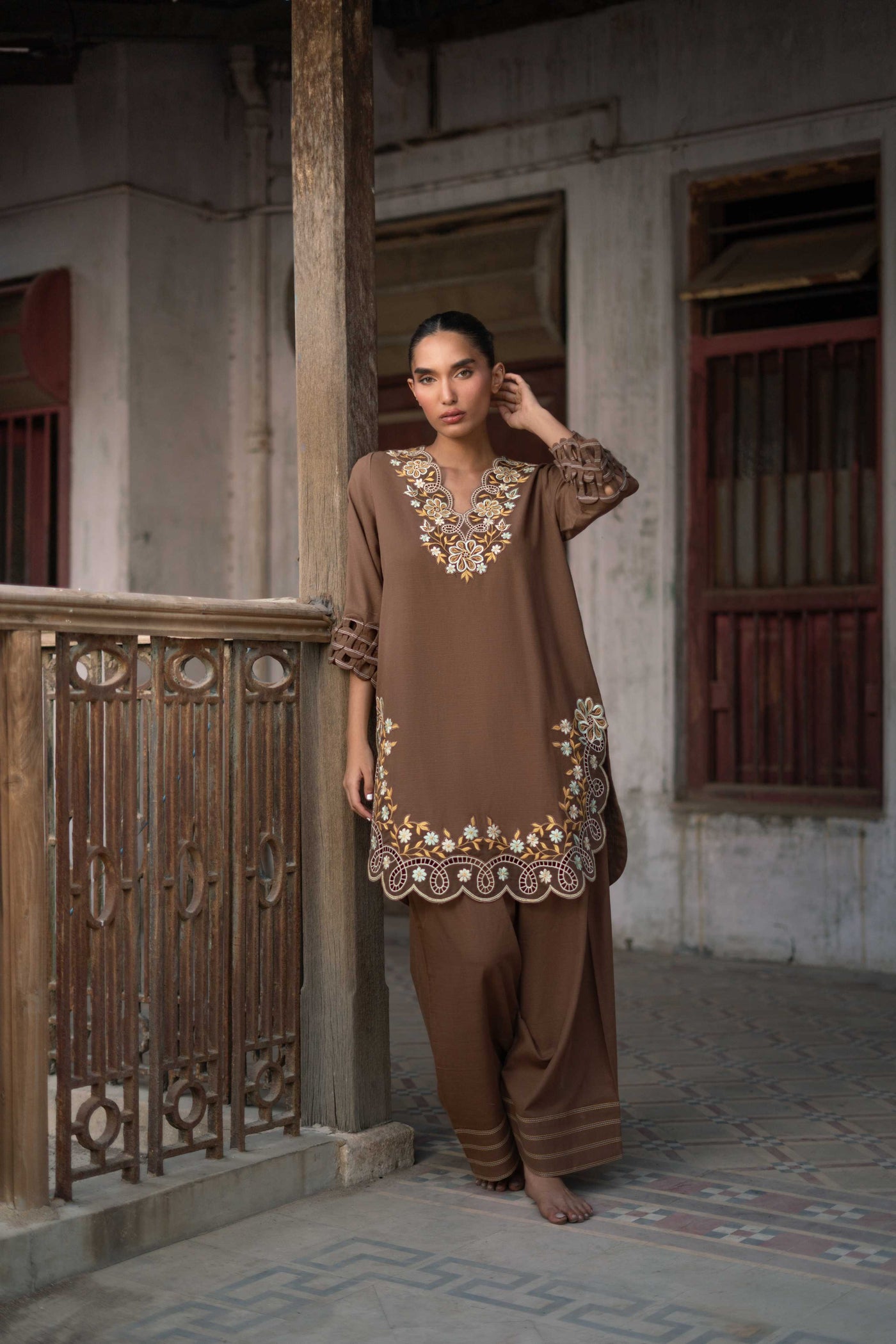 Copper Brown Matching Set