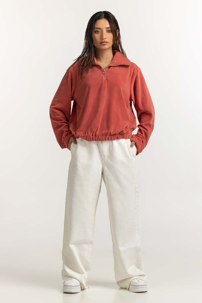 Coral Basic Sweatshirt