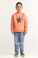 Coral Printed Sweatshirt