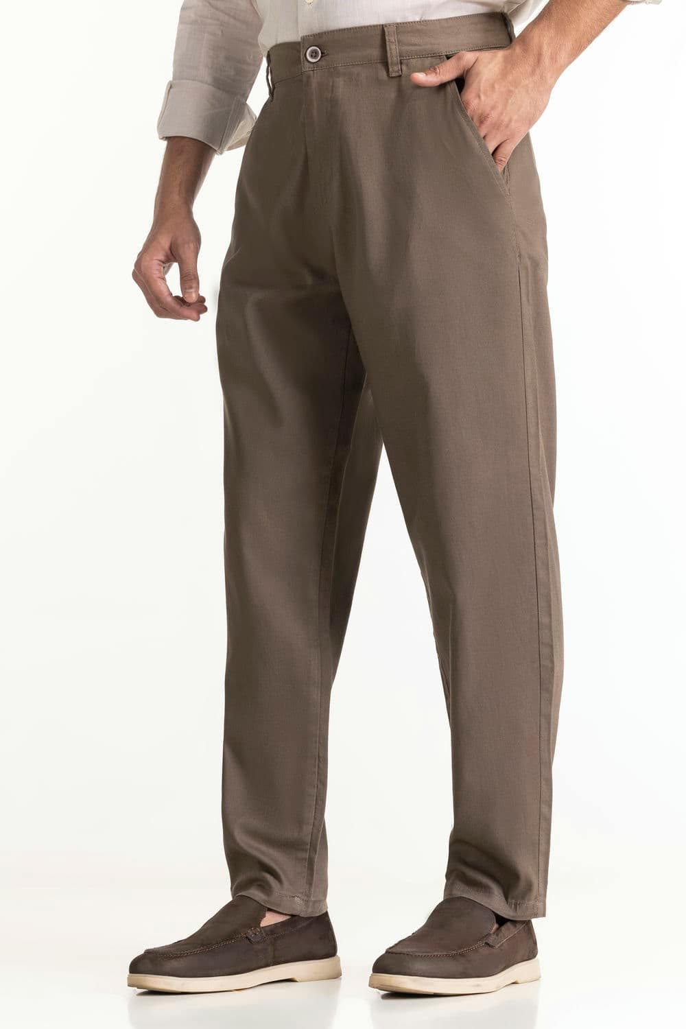 Cotton Linen Trouser Mntrcss24021C