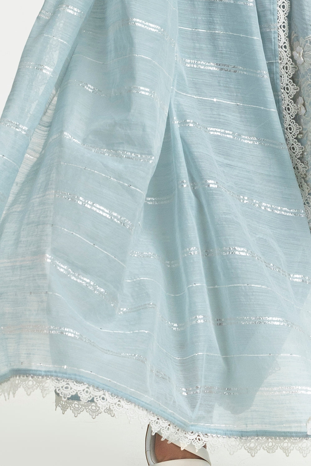 Cotton Sequins Yarn-Dyed Dupatta