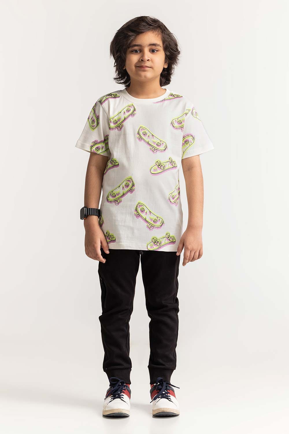 Crew Neck Graphic Tee