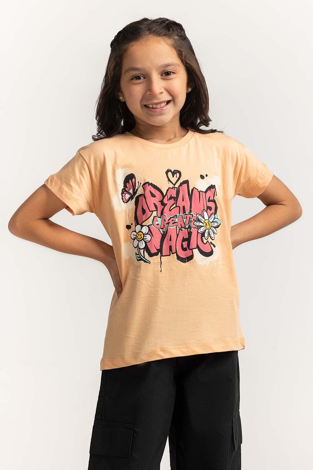 Crew Neck Graphic Tee