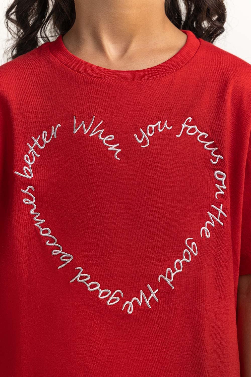 Crew Neck Graphic Tee