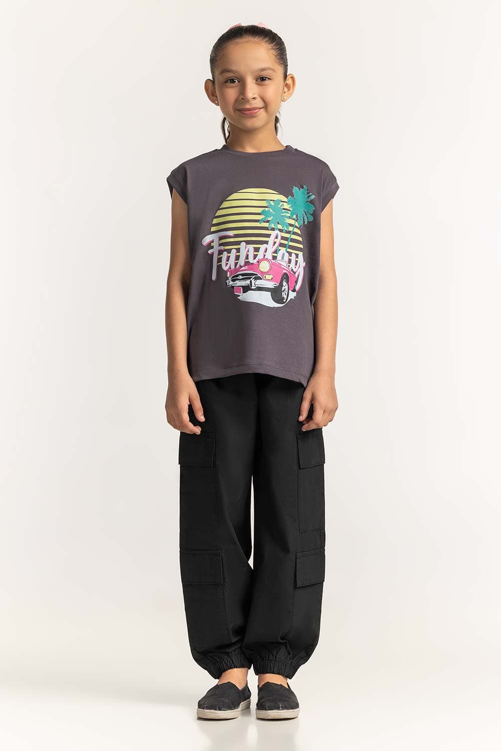 Crew Neck Graphic Tee