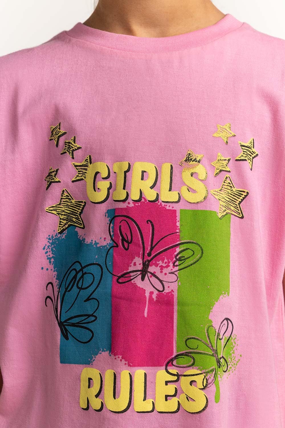 Crew Neck Graphic Tee