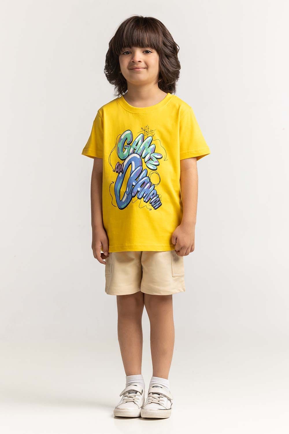 Crew Neck Graphic Tee