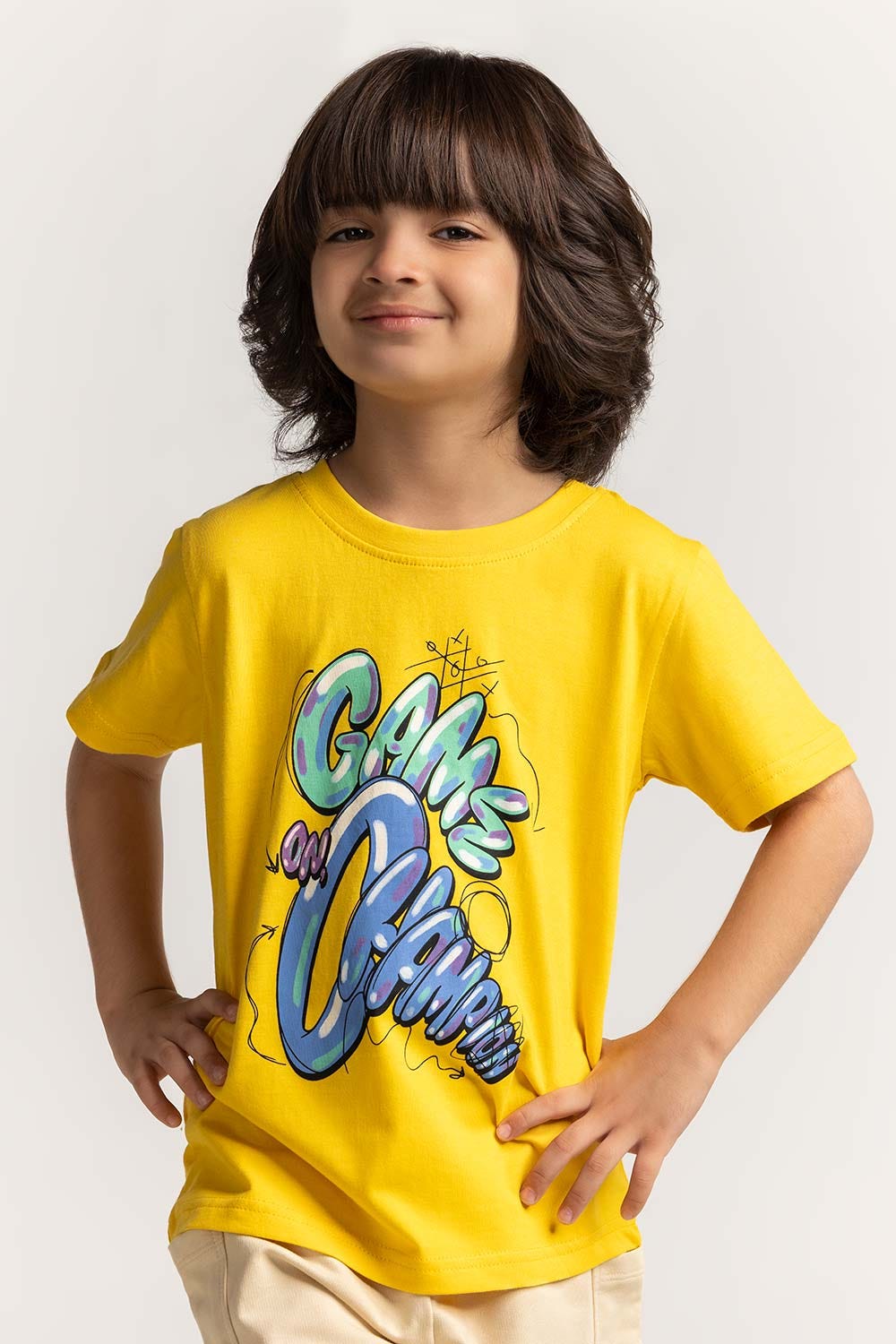 Crew Neck Graphic Tee