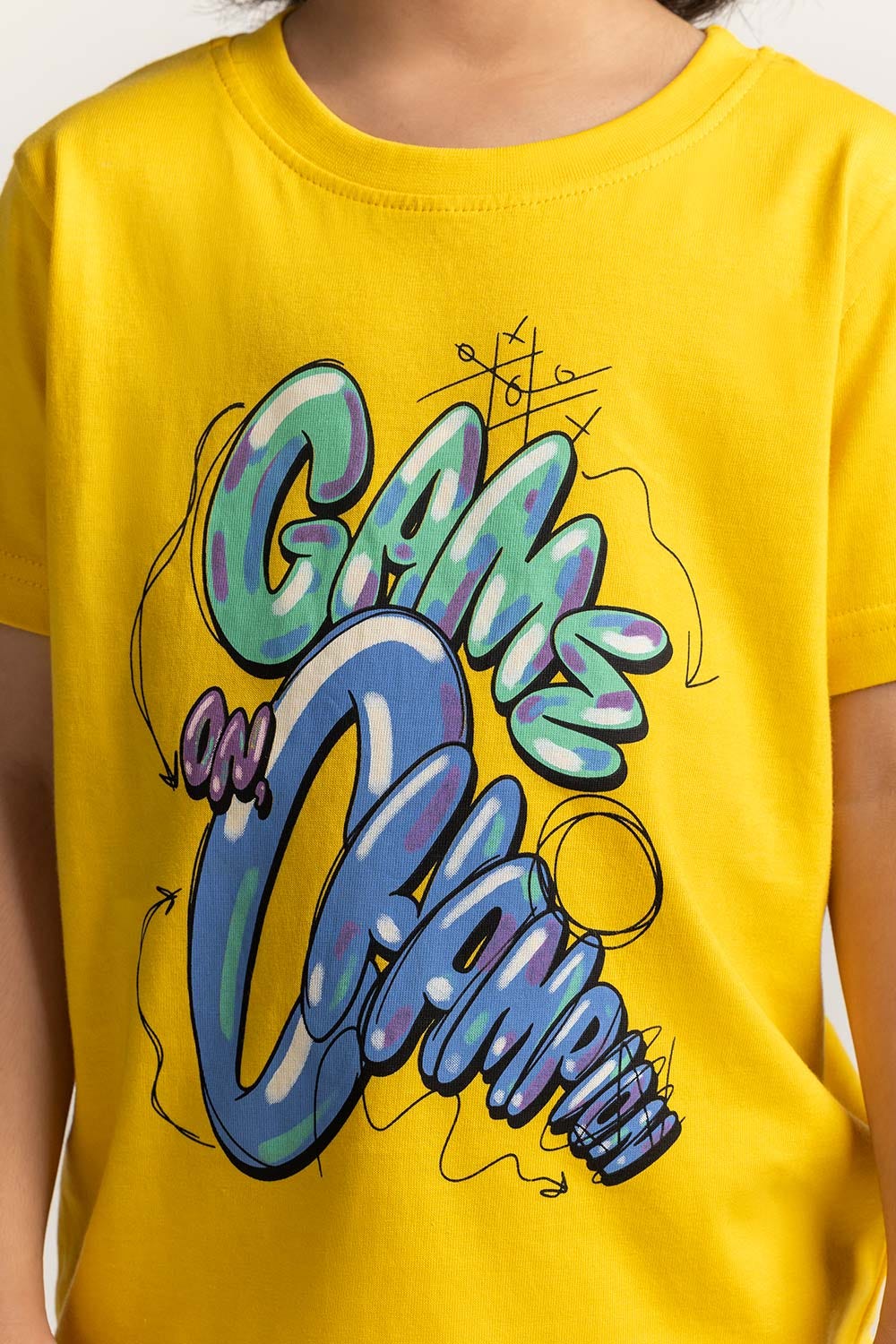 Crew Neck Graphic Tee