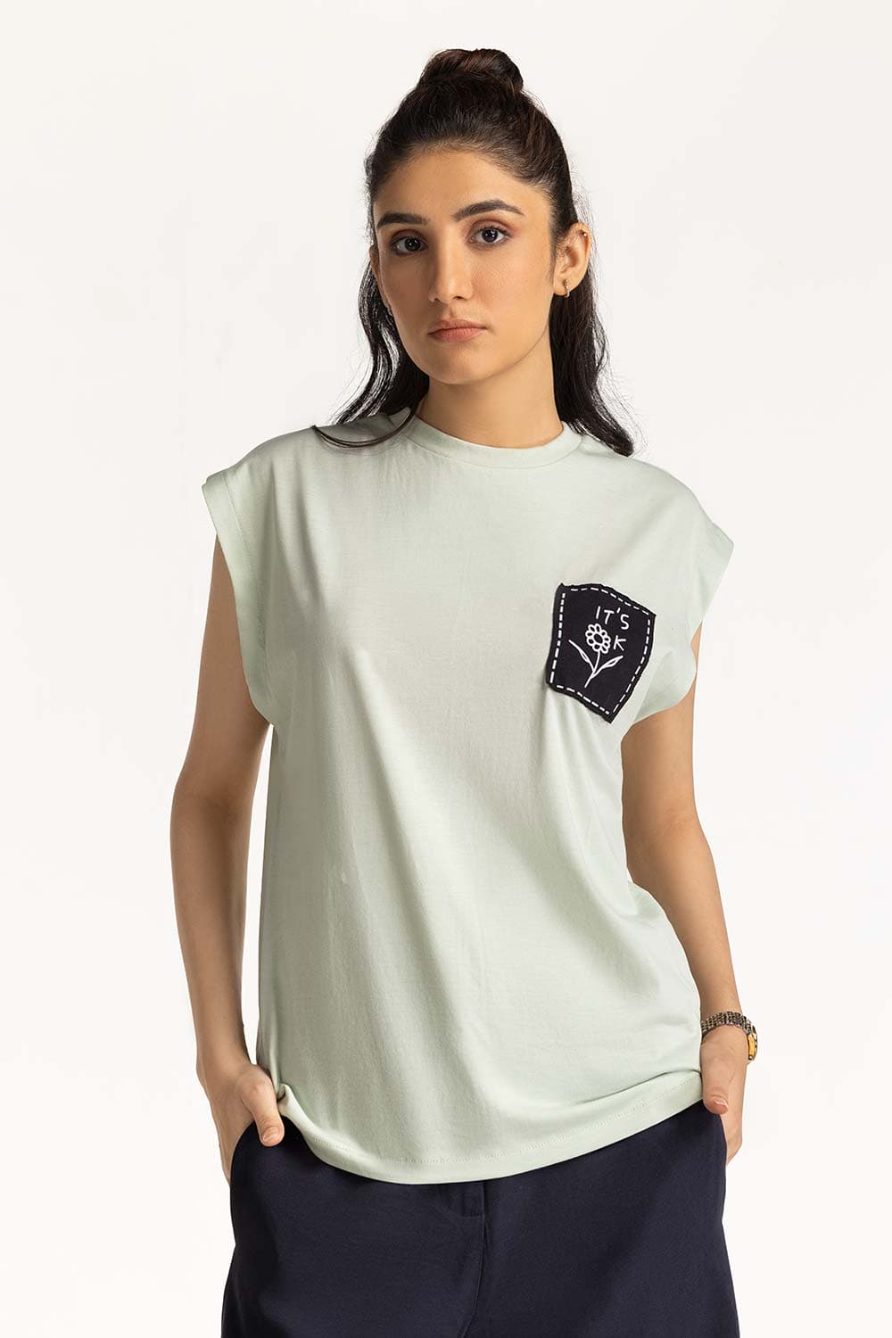 Crew Neck Graphic Tee