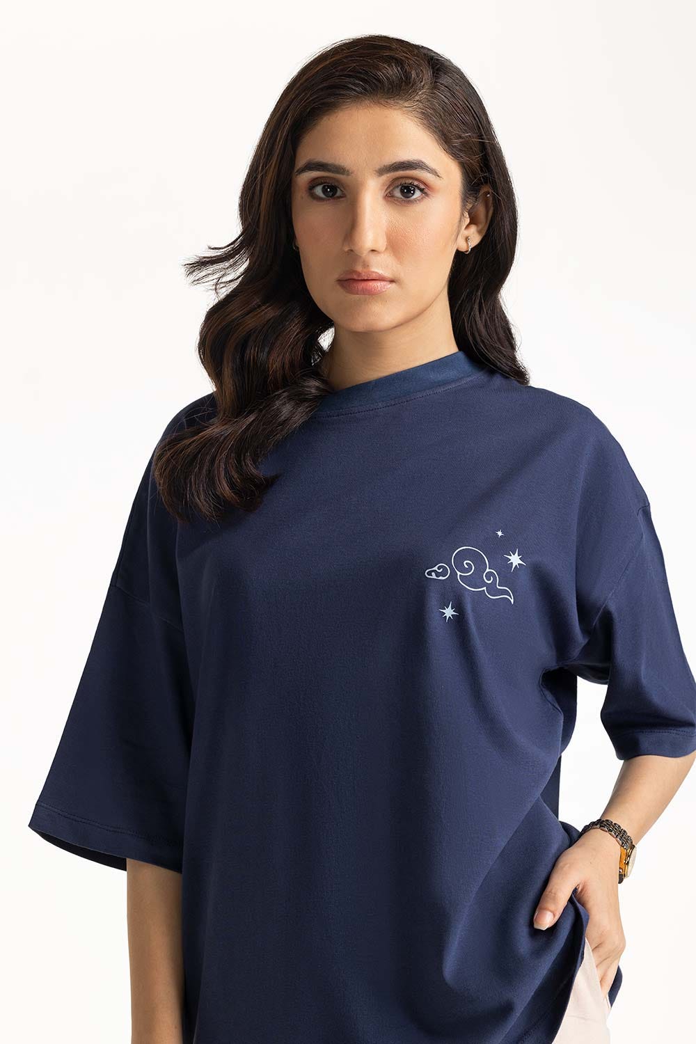 Crew Neck Graphic Tee