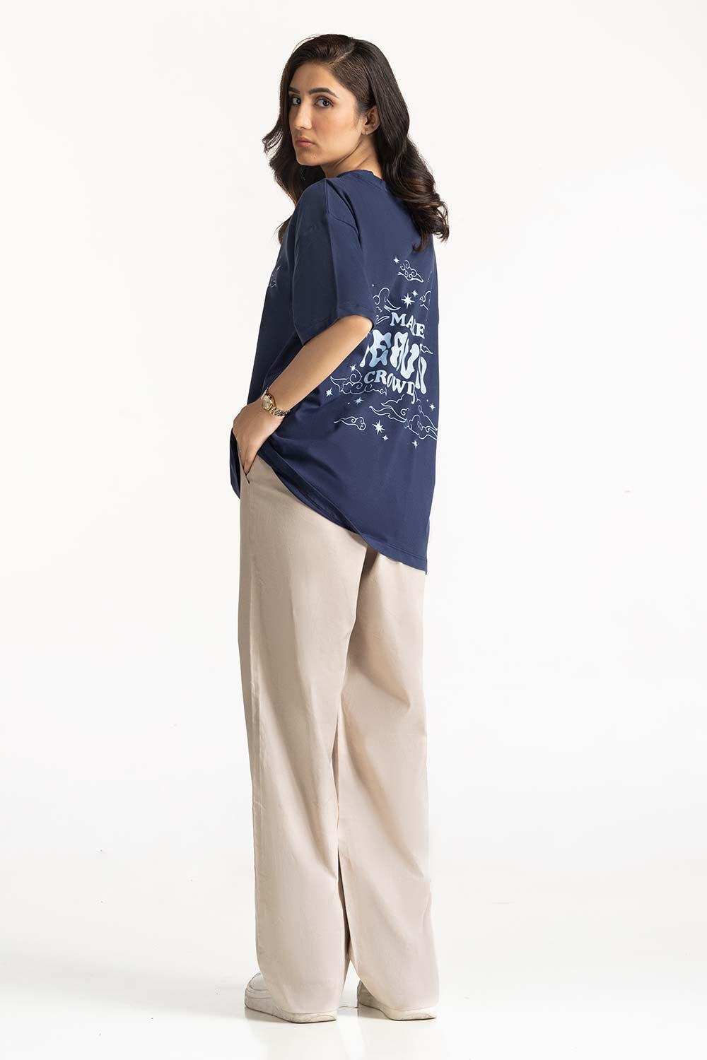 Crew Neck Graphic Tee