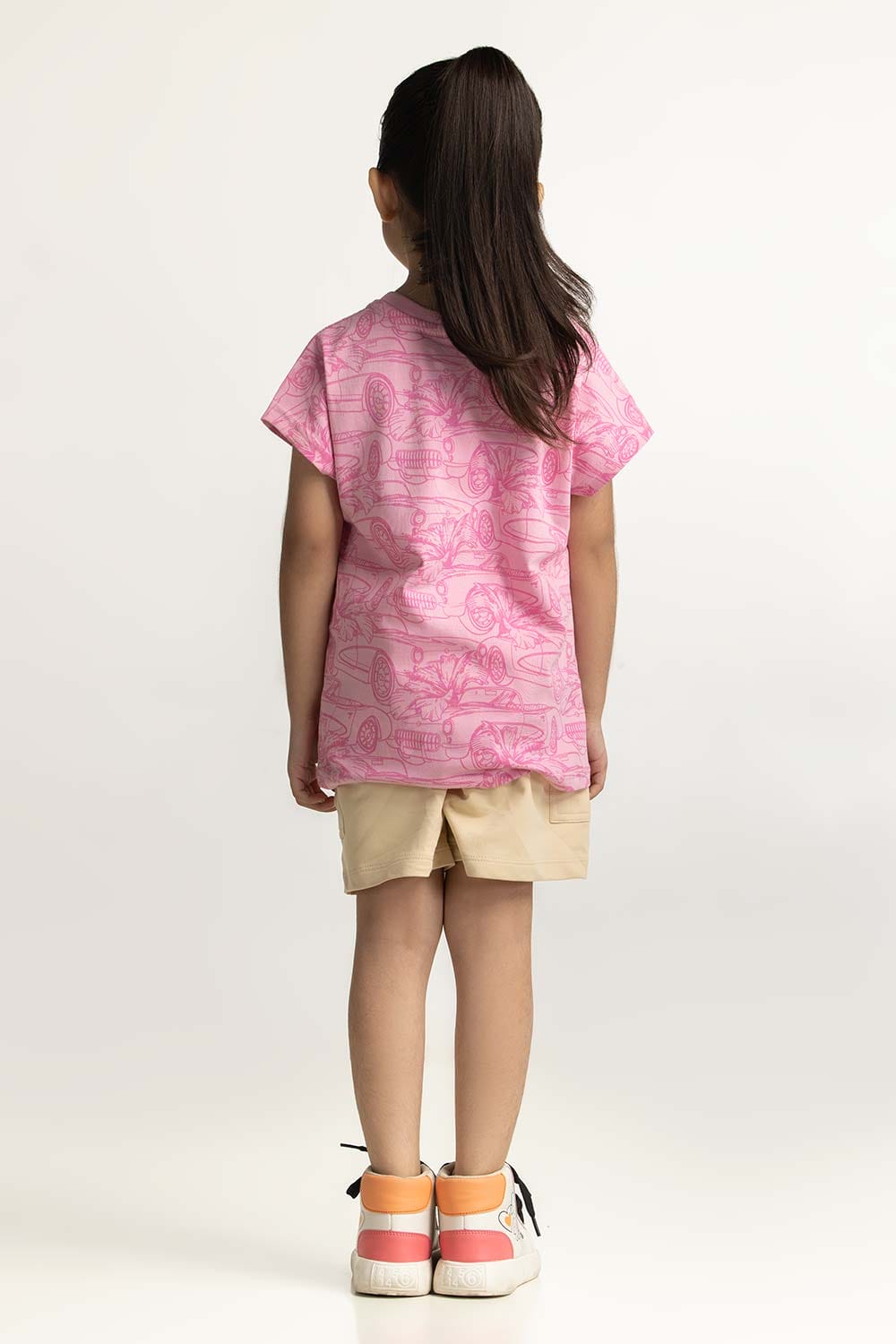 Crew Neck Printed Tee
