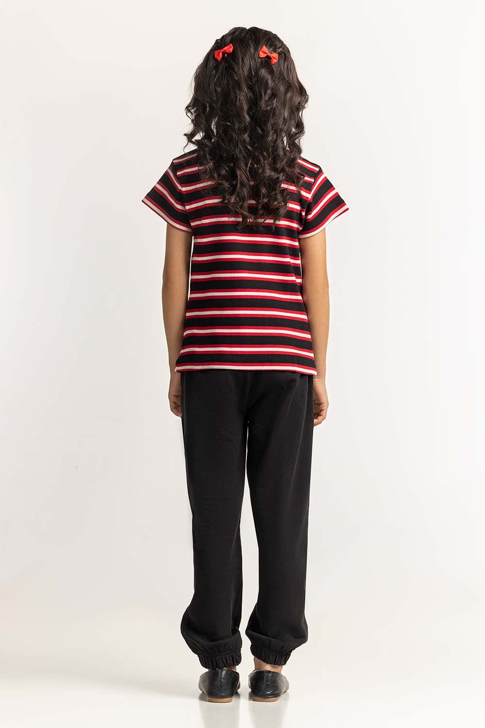 Crew Neck Yarn-Dyed Tee